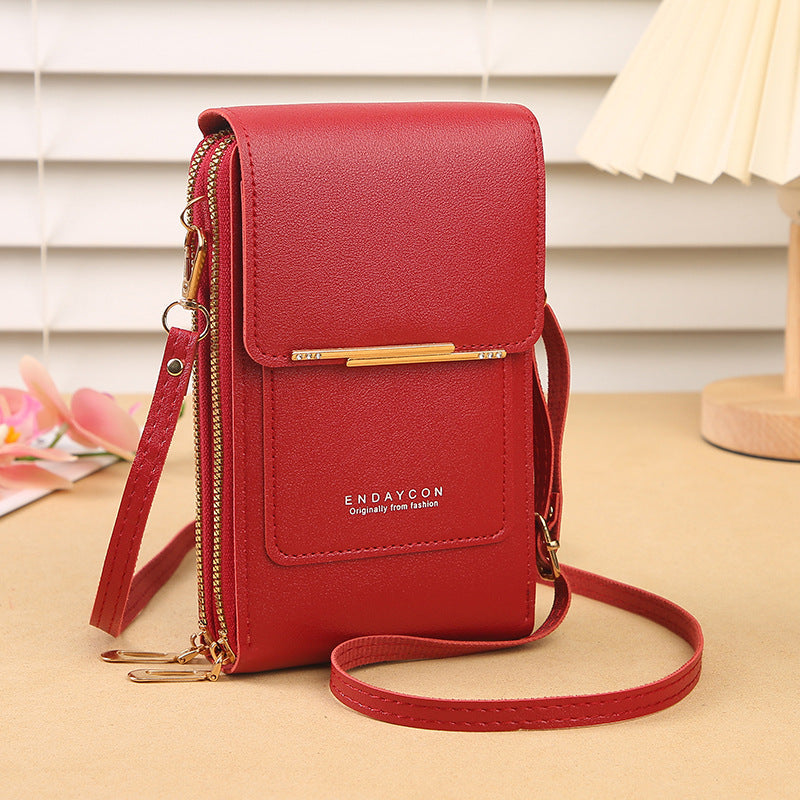 🔥Last Day 50%OFF 🔥Simple And Elegant Women's Touchscreen Crossbody Phone Wallet