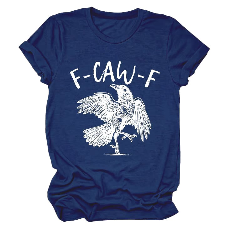 Humorous Crow Graphic T-Shirt – Say It With a Caw!