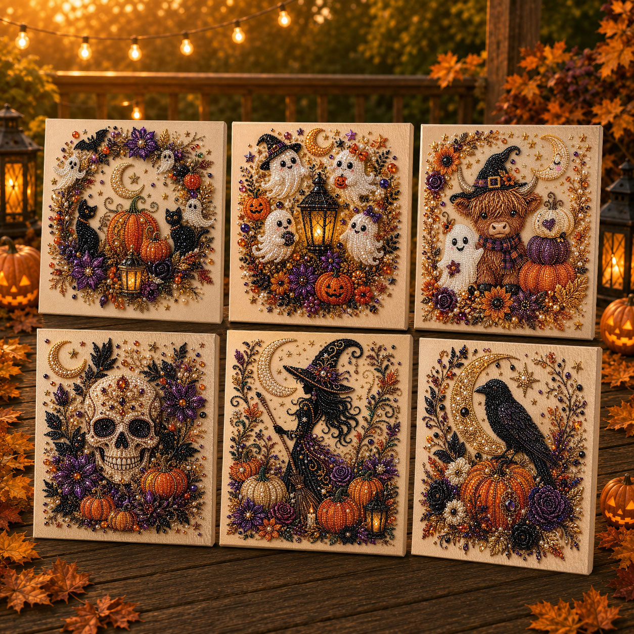 ๐ฅ Last Day 49% OFF โ ๐ปโจ Halloween Pearl Art DIY Kit โ Turn Tiny Pearls into Spooky-Cute Magic (๐ฆBuy 2 Free Shipping)