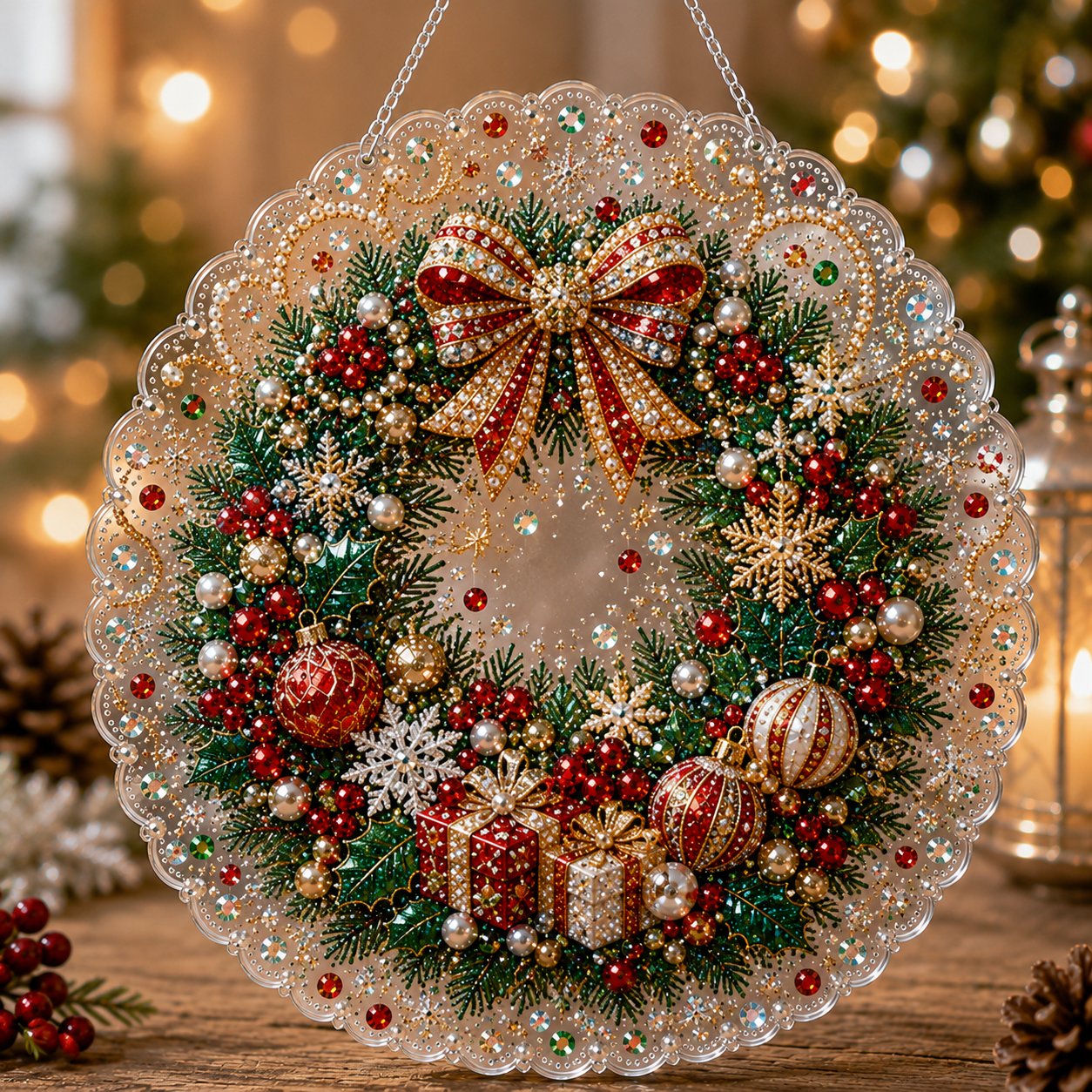 🎄Christmas DIY Diamond Painting Hanging Ornament Kit💎