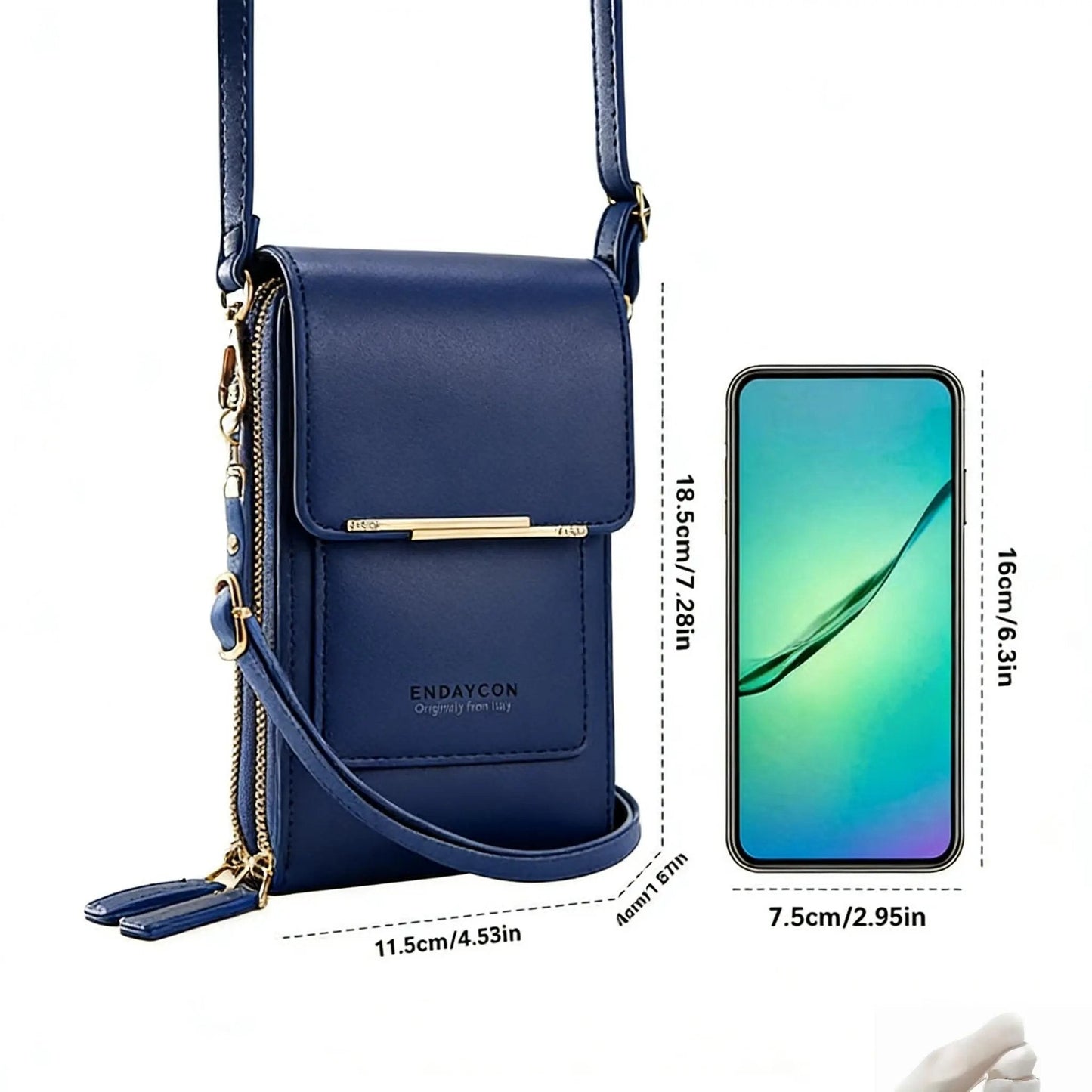 🔥Last Day 50%OFF 🔥Simple And Elegant Women's Touchscreen Crossbody Phone Wallet