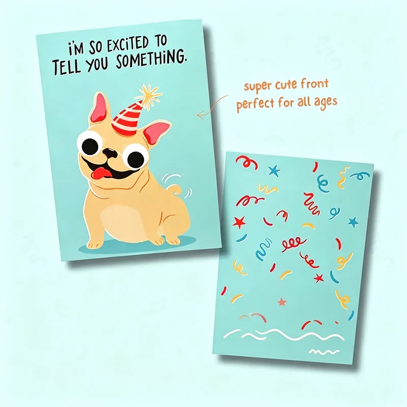 💨🐶 Hilarious Farting Dog Birthday Card | Interactive Sound & Motion Gag Gift 🎉