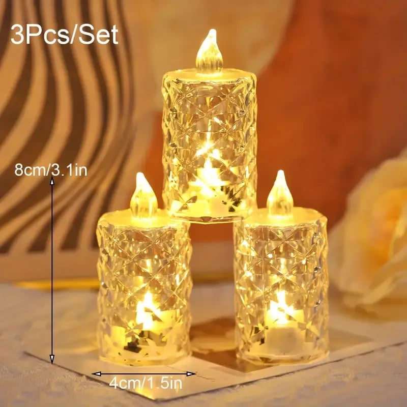 Plastic Flameless Candle Light