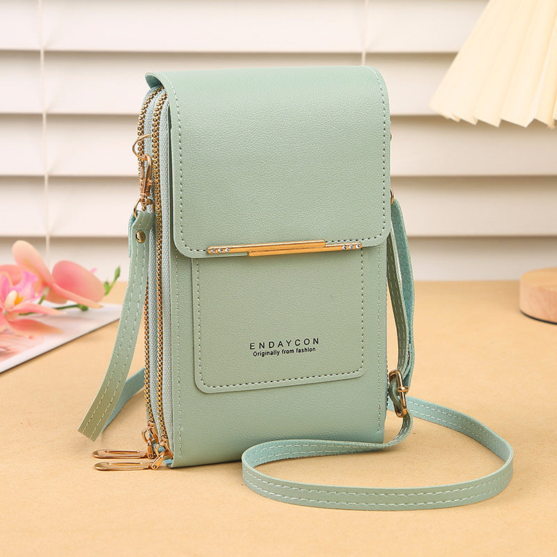 🔥Last Day 50%OFF 🔥Simple And Elegant Women's Touchscreen Crossbody Phone Wallet