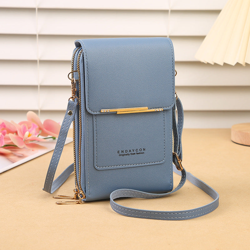 🔥Last Day 50%OFF 🔥Simple And Elegant Women's Touchscreen Crossbody Phone Wallet