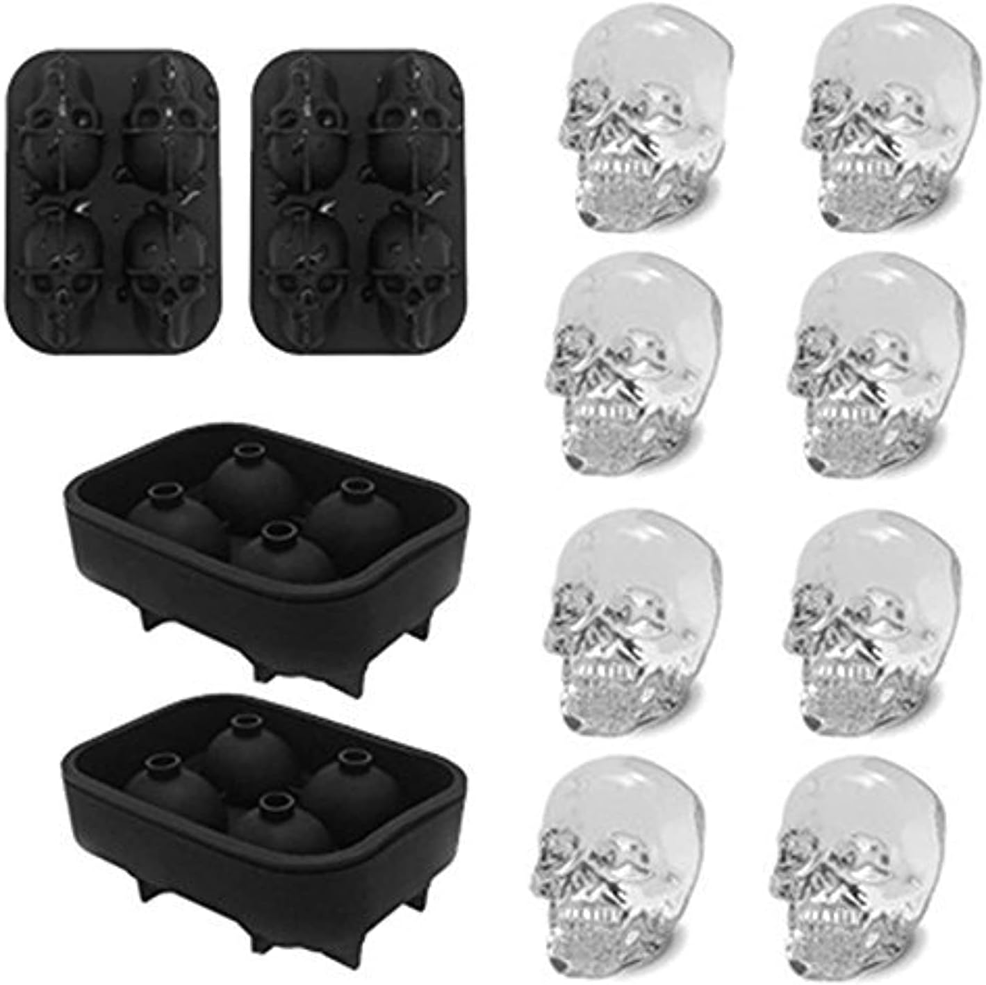 Halloween bakeware haunted skull