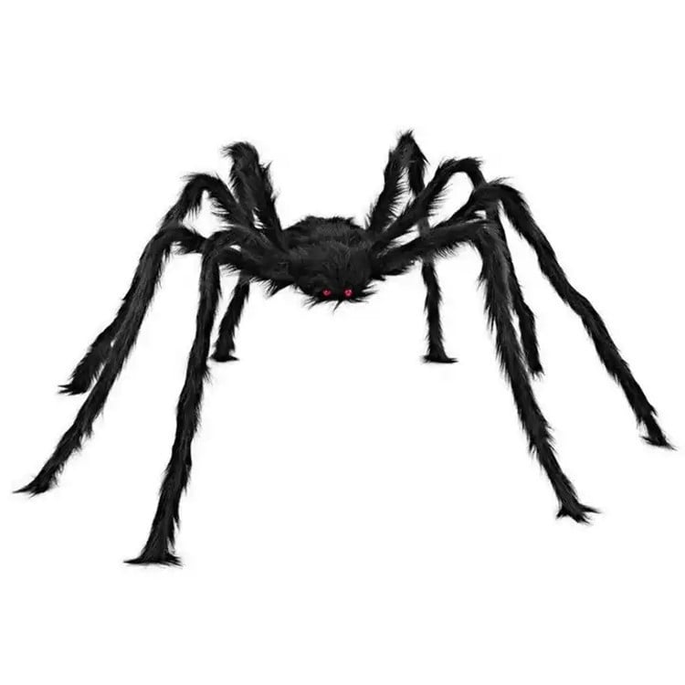 e???Halloween Hot Salea??Halloween LED Pumpkin Lamp with Creepy Spider - Flameless Flickering Candle Light for Home Decor
