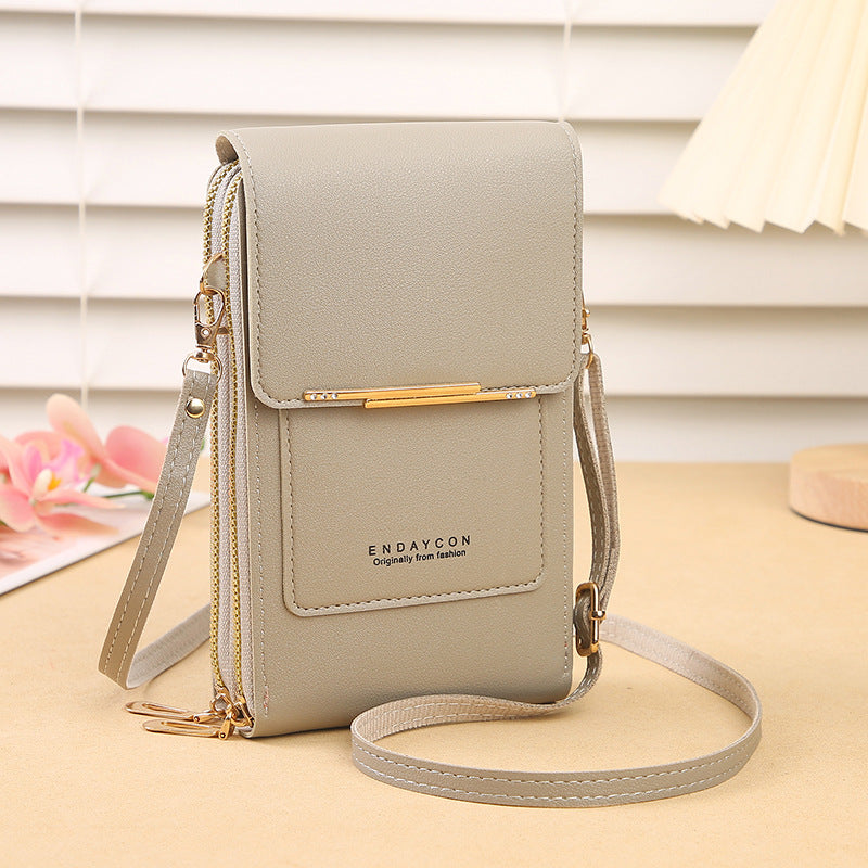 🔥Last Day 50%OFF 🔥Simple And Elegant Women's Touchscreen Crossbody Phone Wallet