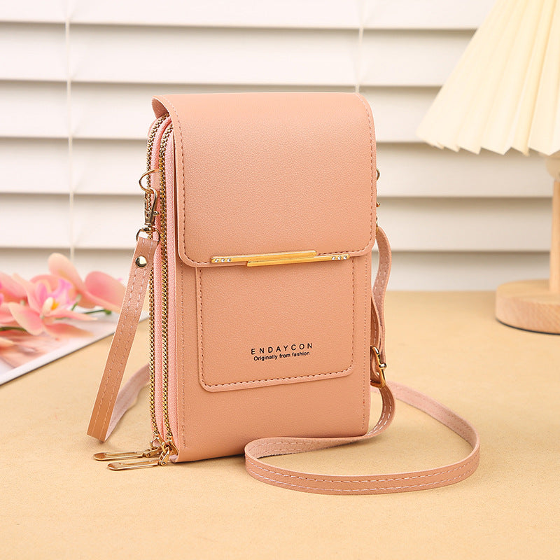 🔥Last Day 50%OFF 🔥Simple And Elegant Women's Touchscreen Crossbody Phone Wallet