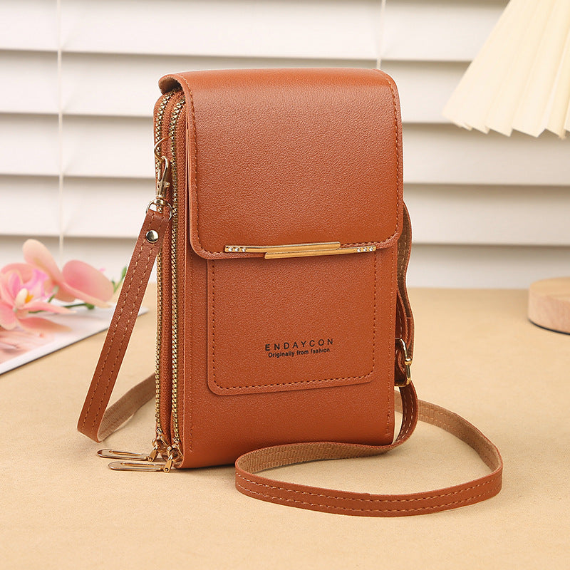 🔥Last Day 50%OFF 🔥Simple And Elegant Women's Touchscreen Crossbody Phone Wallet