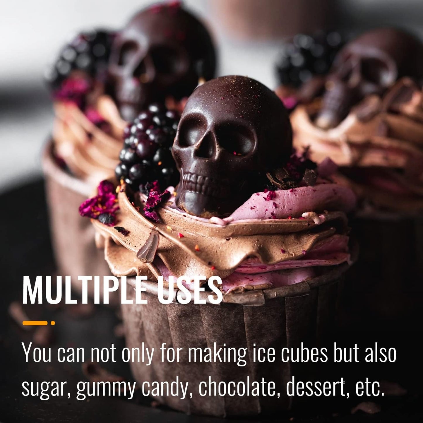 Halloween bakeware haunted skull