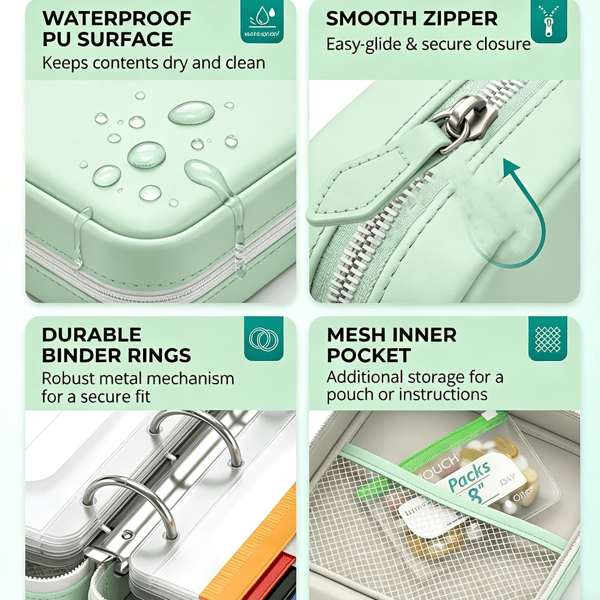Travel Pill Organizer Set ✈️💊 | 7-Bag & 14-Bag Options for Pills, Vitamins & Supplements
