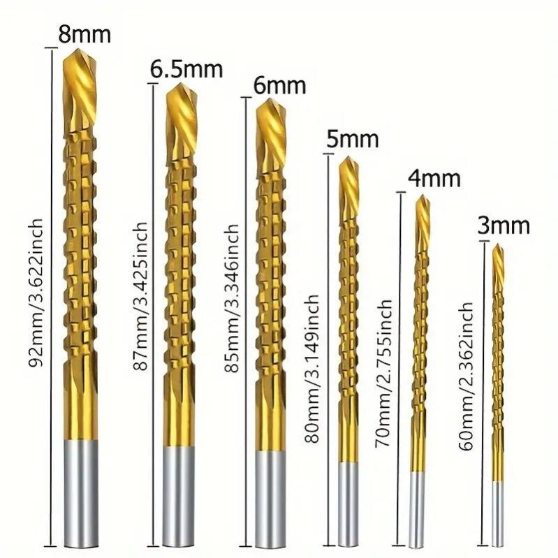 🔥Last Day Buy 1 get 1🔥Ultra-Practical Titanium-Coated Drill Bit Set🔧