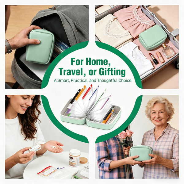 Travel Pill Organizer Set ✈️💊 | 7-Bag & 14-Bag Options for Pills, Vitamins & Supplements