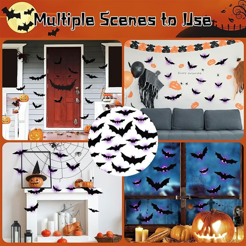 e??£¤e??£¤e?|?Halloween 3D Lighted Bats