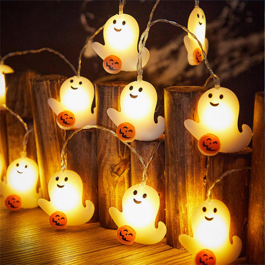 e???Ghost Pumpkin String Lights | Lovely Halloween party