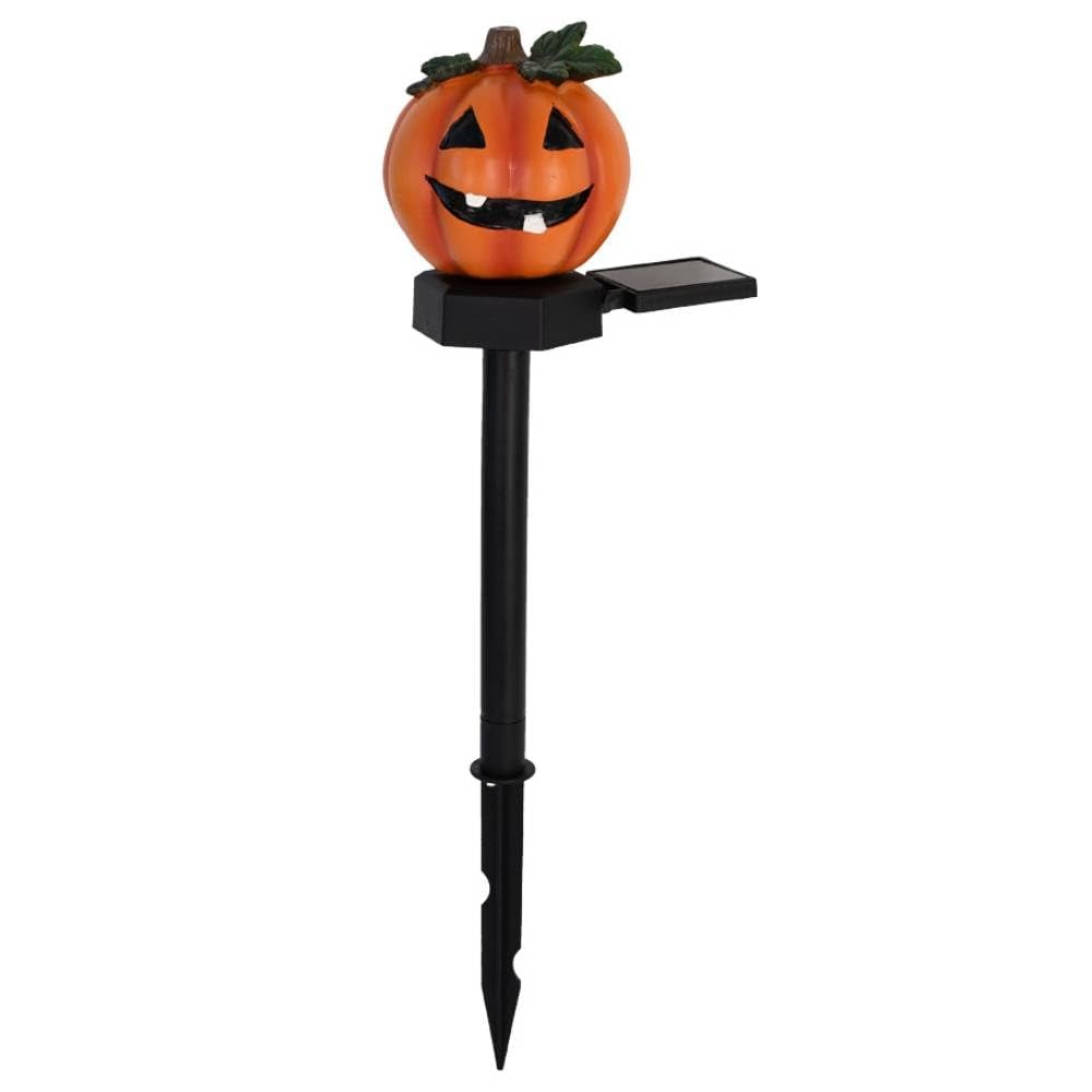 e???Halloween Solar Resin Ghost Skull Ground Lighte???