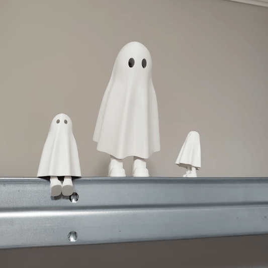 💖3d printed ghost with feet, Cute Halloween decoration