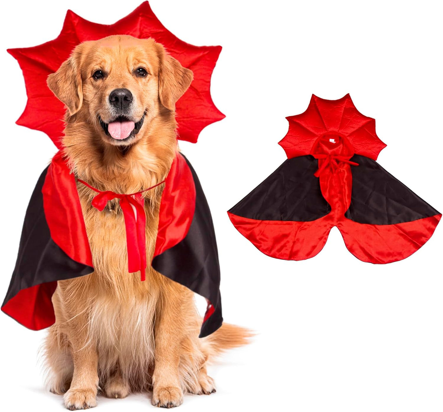 🏆 Halloween Hot Sale⚡Halloween Pet Cloak – Vampire Costume for Dogs & Cats