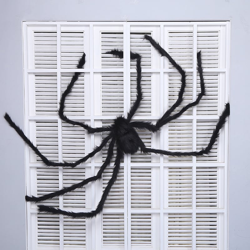 e???Halloween Hot Salea??Halloween LED Pumpkin Lamp with Creepy Spider - Flameless Flickering Candle Light for Home Decor