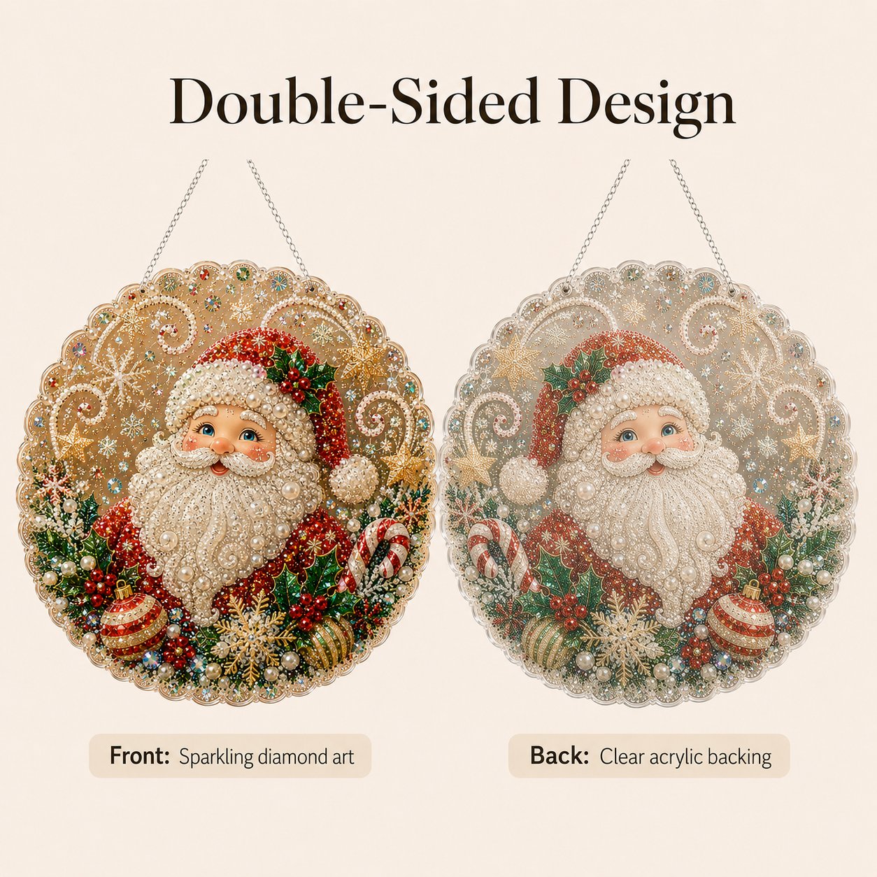 🎄Christmas DIY Diamond Painting Hanging Ornament Kit💎