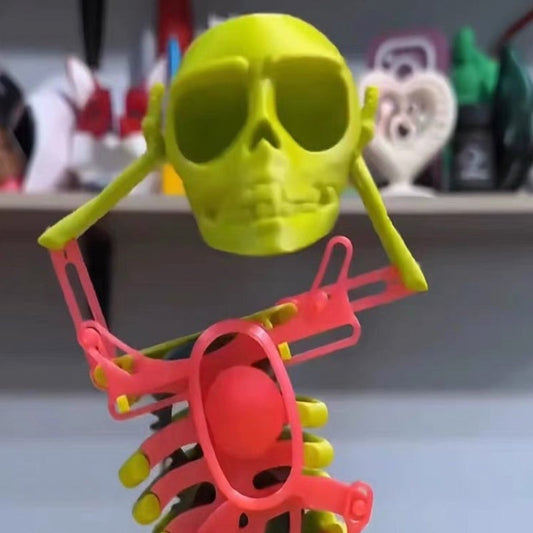 Dancing and Swinging 3D Skull Toy🎉
