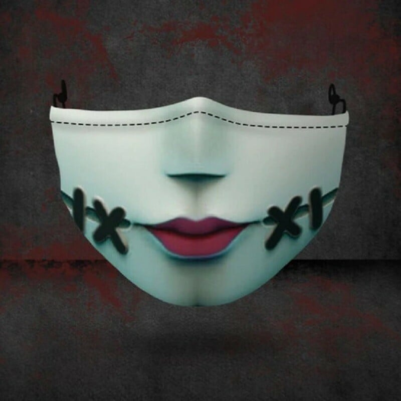 🎃Early Halloween Promotion🎃Halloween Half Face Scare Masks