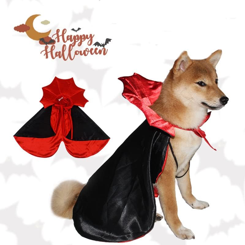 🏆 Halloween Hot Sale⚡Halloween Pet Cloak – Vampire Costume for Dogs & Cats