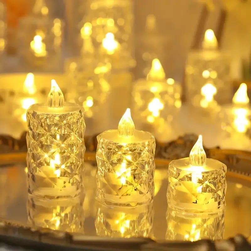 Plastic Flameless Candle Light