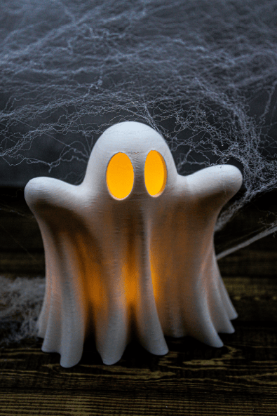 🔥Halloween Decorations - 3D Printing Cute Ghosts With Tea Lights