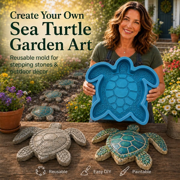 💥 LAST DAY 49% OFF - 🌻 Reusable Sunflower Stepping Stone Mold (📦Buy 2 Free Shipping)