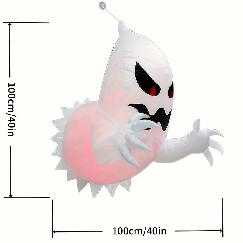 e???LED Halloween Inflatable Ghost