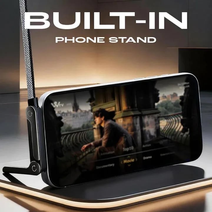 240W Fast-Charging Cable with Built-In Phone Stand