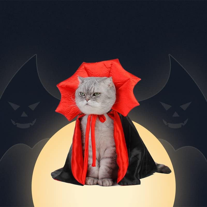 🏆 Halloween Hot Sale⚡Halloween Pet Cloak – Vampire Costume for Dogs & Cats