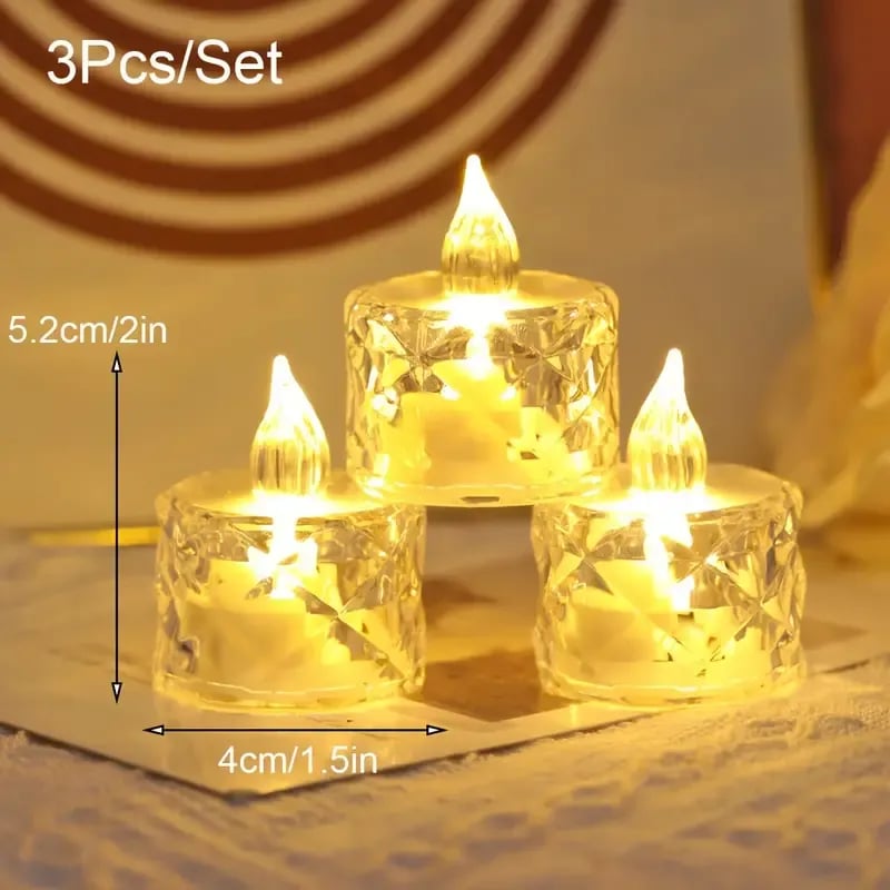 Plastic Flameless Candle Light