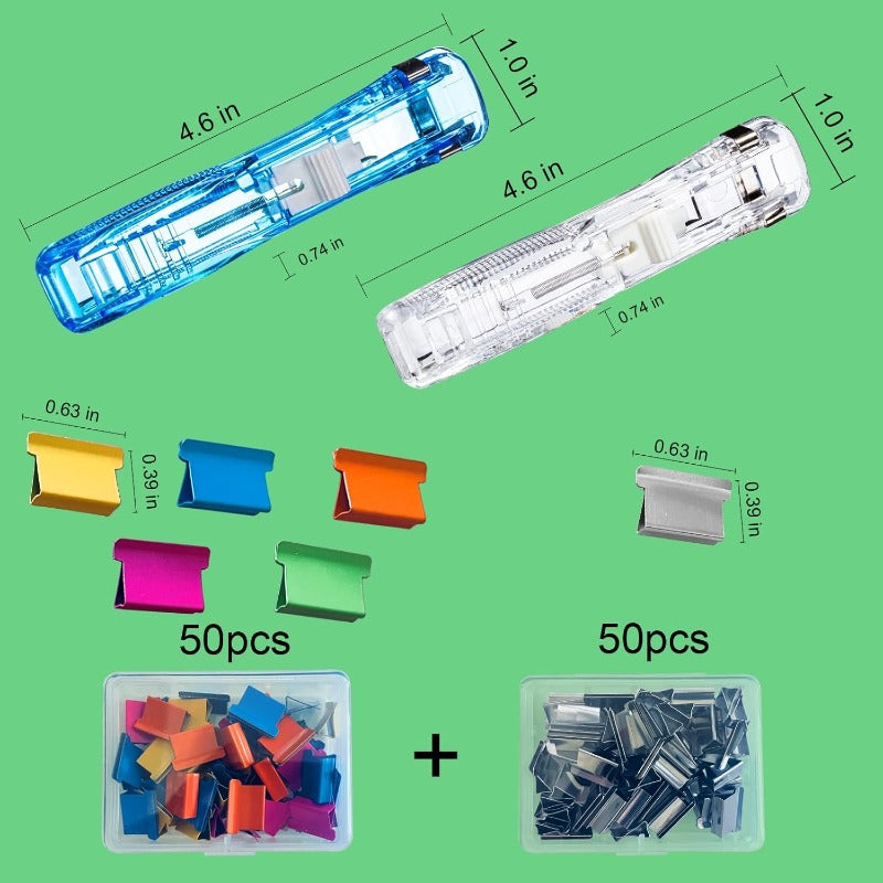 🔥 LAST CHANCE: BOGO Free 🔥 Staple-Free Clip Binder | FREE Shipping on 2 Sets🎁