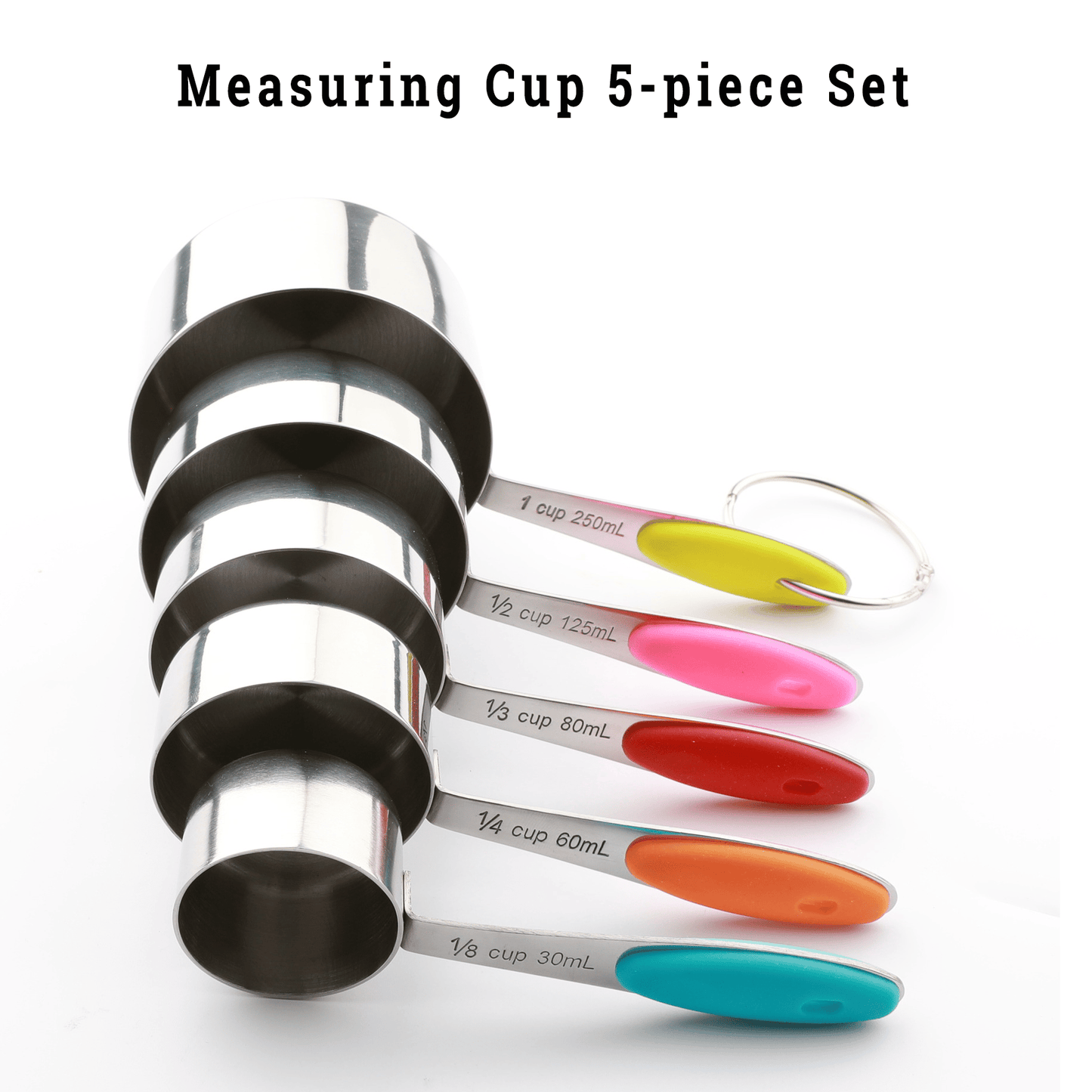 ⚡50K+ SOLD - Stainless Steel Magnetic Measuring Spoons Set