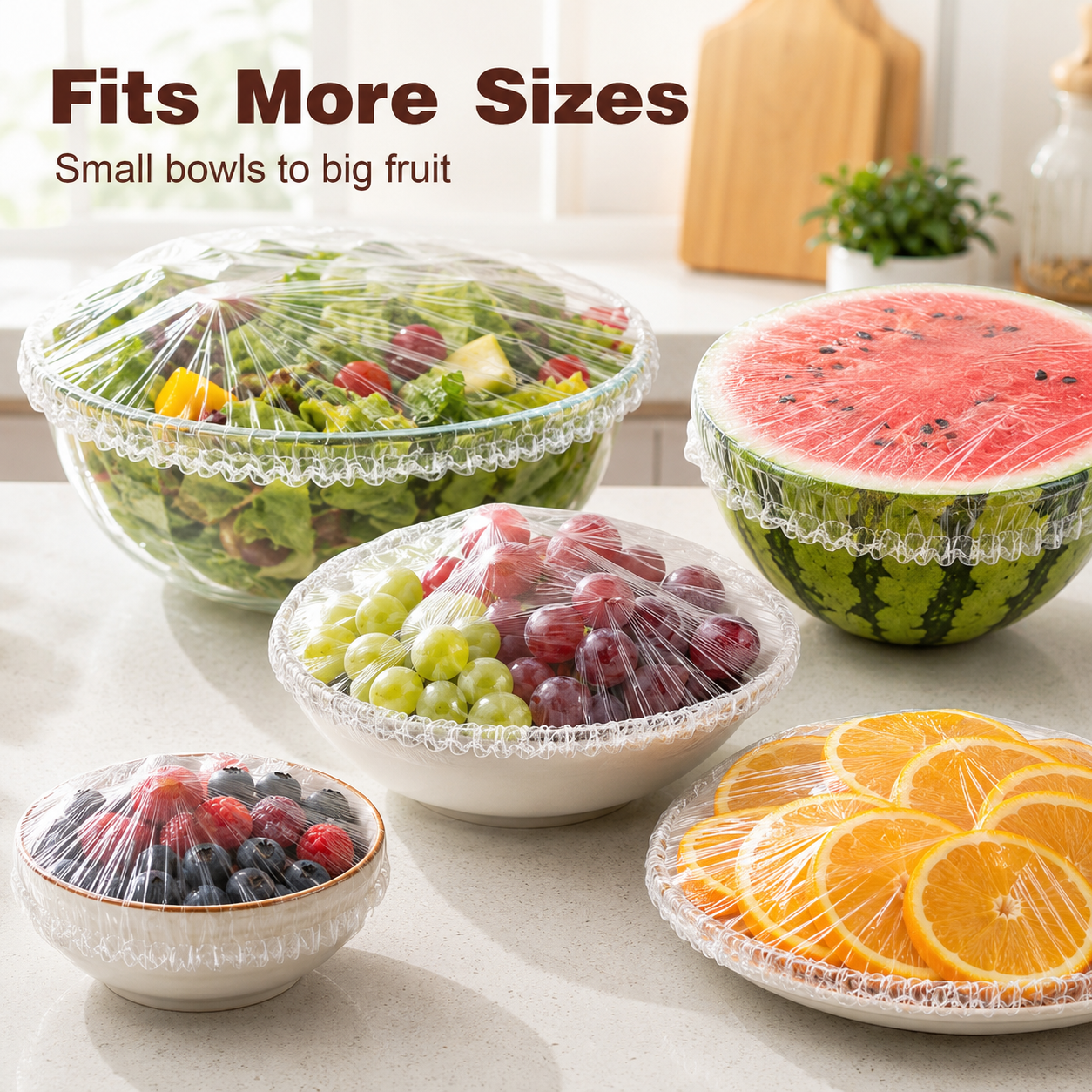 ⏳LAST DAY SALE 50% OFF!!🔥Disposable Stretch Food Covers for Bowls & Plates1