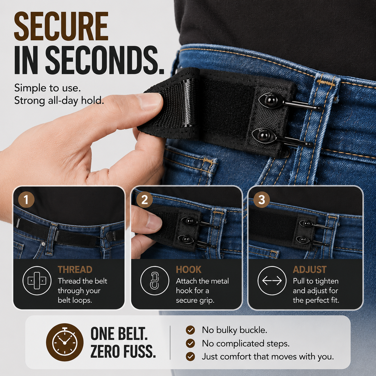 🔥 LIMITED TIME! BUY MORE, SAVE MORE – Invisible Tactical Stretch Belt