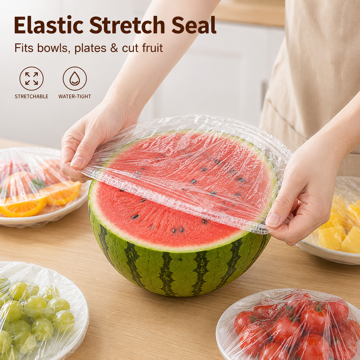 ⏳LAST DAY SALE 50% OFF!!🔥Disposable Stretch Food Covers for Bowls & Plates1