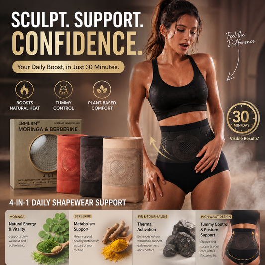 LBMLBM®☀️Moringa & Berberine 4‑In‑1 Micro‑Particle Sculpting & Fat‑Burn Shorts