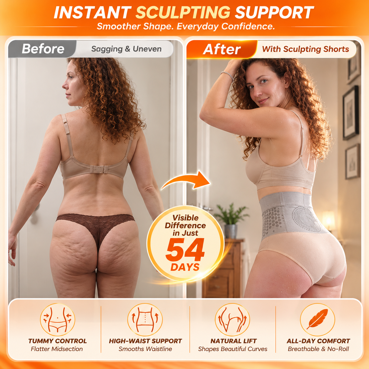 LBMLBM®☀️Moringa & Berberine 4‑In‑1 Micro‑Particle Sculpting & Fat‑Burn Shorts