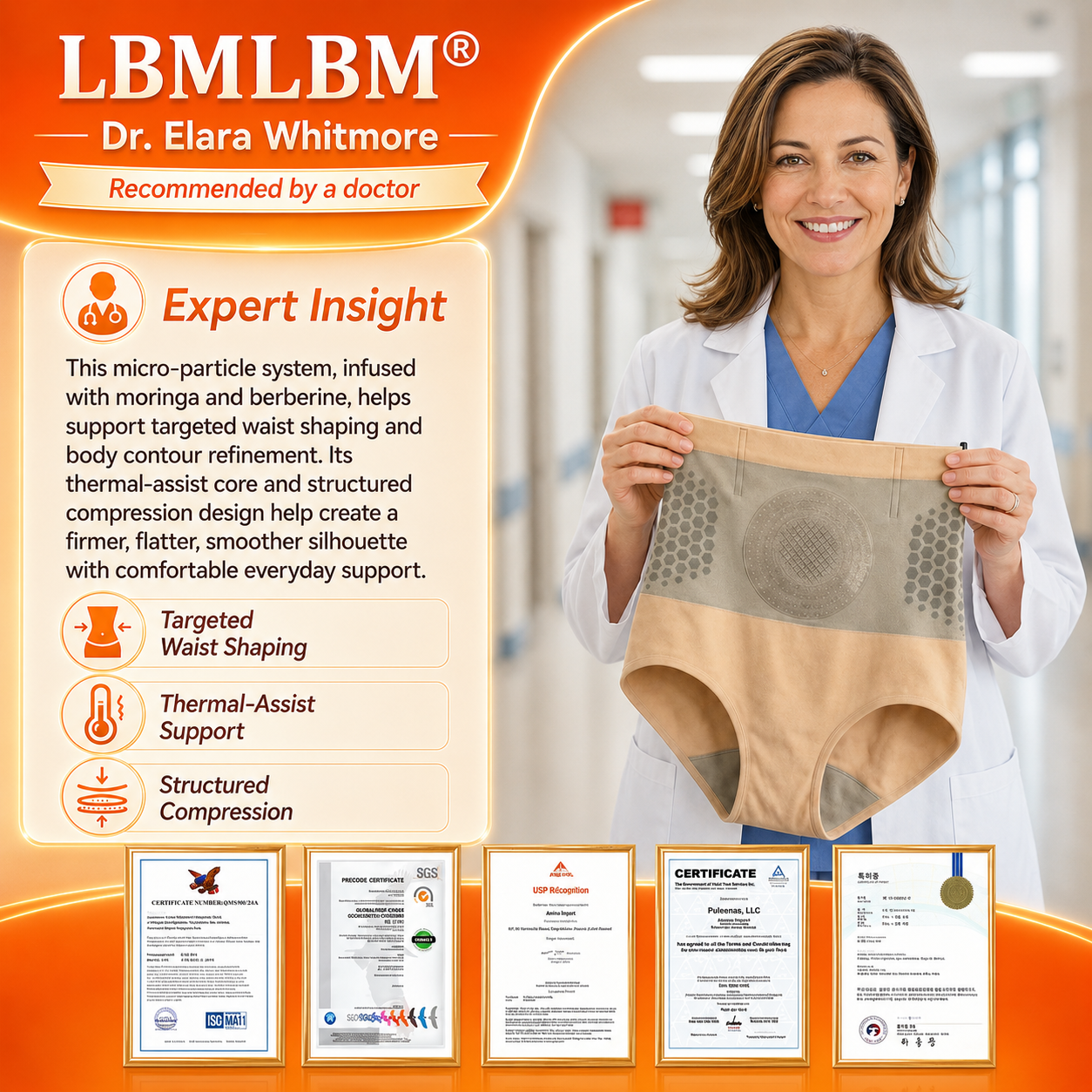 LBMLBM®☀️Moringa & Berberine 4‑In‑1 Micro‑Particle Sculpting & Fat‑Burn Shorts