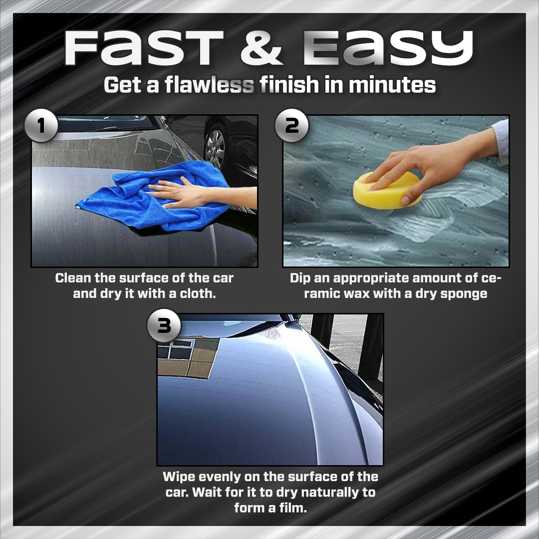 🔥🚗Titanium Ceramic Wax Cream — Mirror Gloss & Long-Lasting Protection in 15 Minutes