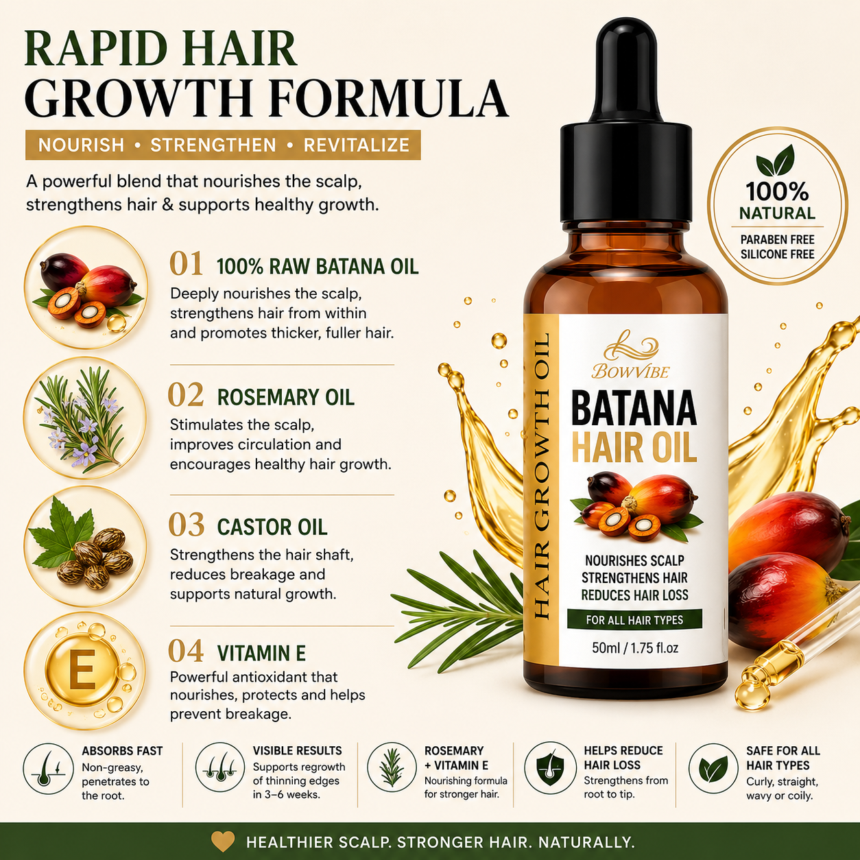 Batana Oil ¨C Nourished Roots, Fuller-Looking Hair