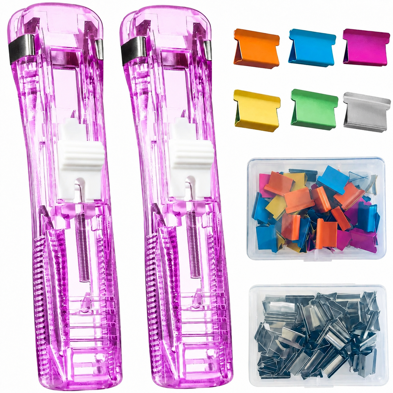 🔥 LAST CHANCE: BOGO Free 🔥 Staple-Free Clip Binder | FREE Shipping on 2 Sets🎁