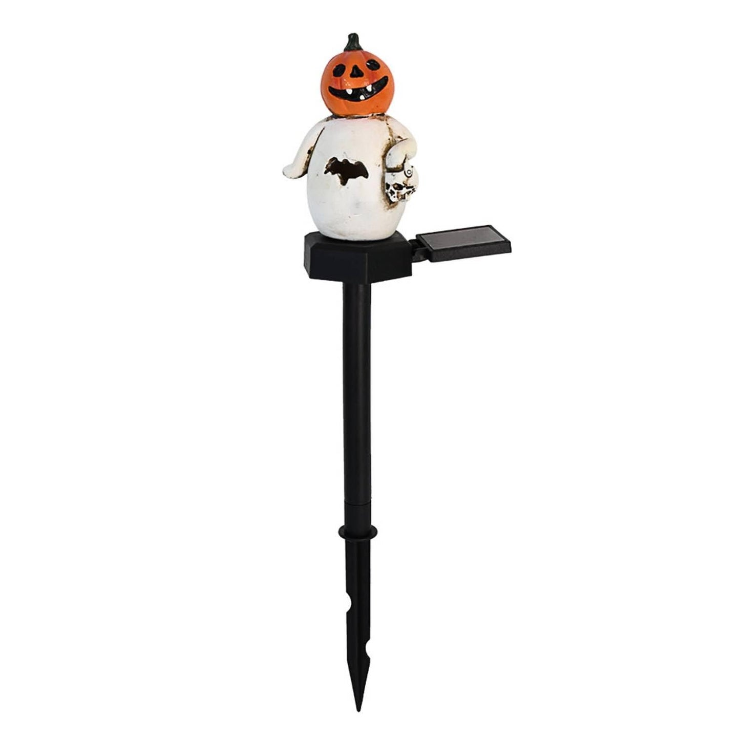 e???Halloween Solar Resin Ghost Skull Ground Lighte???