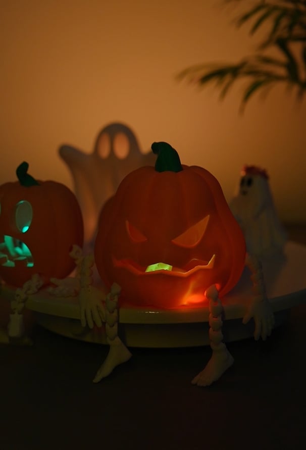 e???Cute Halloween Articulated Pumpkin Man Lampe???