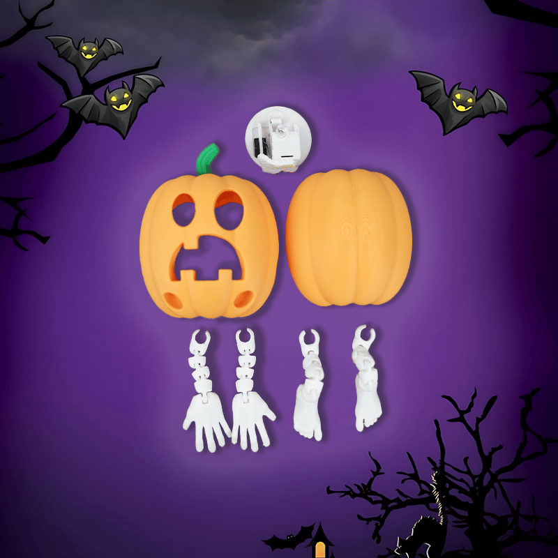 e???Cute Halloween Articulated Pumpkin Man Lampe???
