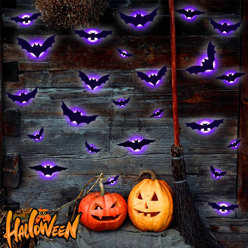 e??£¤e??£¤e?|?Halloween 3D Lighted Bats